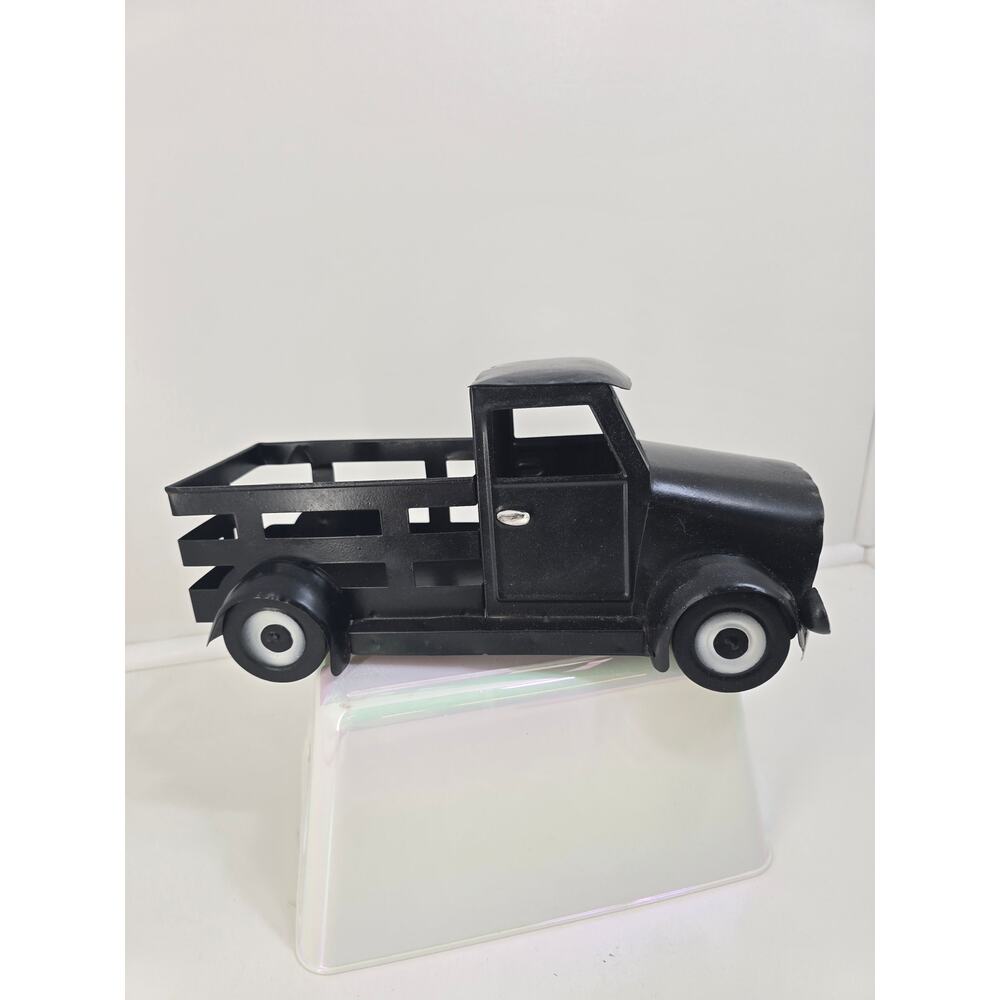 Farmhouse Decor Black Metal Pickup Truck Vintage Style 11” Tabletop Display